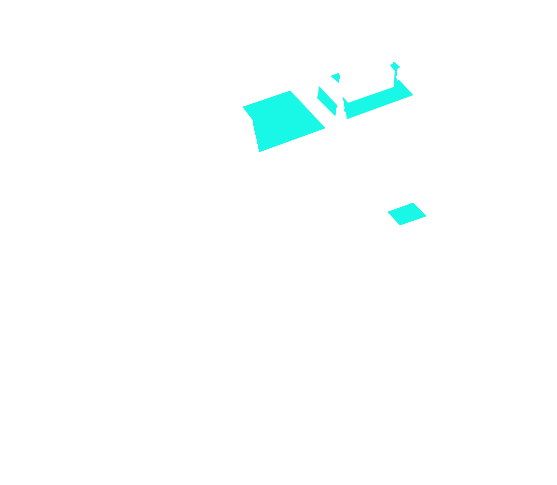 glow on 3d image of firstave recording rooms